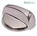 Ultra Durable WB03T10325 Range Metal Knob Replacement Part by Blue Stars - Exact Fit for General Electric Ranges - Replaces 2691864 AP5690210 PS3510510 - Pack of 5