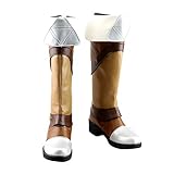 YXIDLMCOS Zelda Cosplay Shoes Boots Custom Made Anime Halloween Christmas W628 (22.5CM)