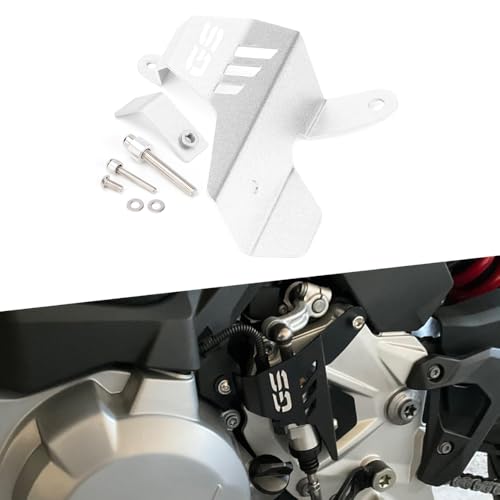Modeer for F750GS F850GS 2018-2025 F850GS Adv 2019-2025 Motocycle Accessories CNC Aluminium Gear Shift Lever Protective Cover F 750GS F 850GS F 850GS Adv Quick Shifter Protector (Silver)