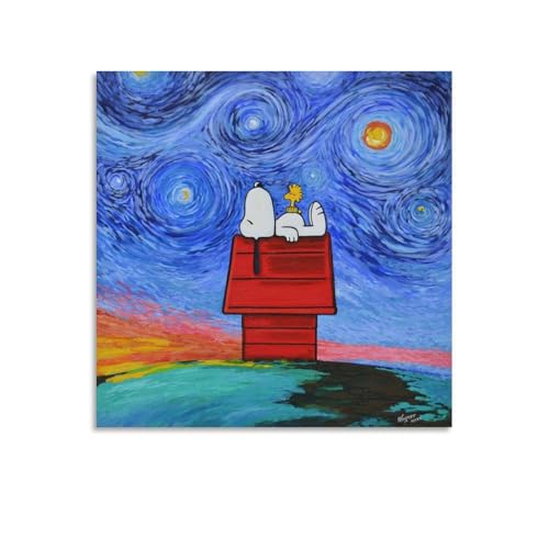 Van GoghSbzsbc Xk[st|X^[ EH[A[g LoX  摜 |X^[ ǂ̊G Ǌ| Ǐ aMtg z[16x16inch(40x40cm)