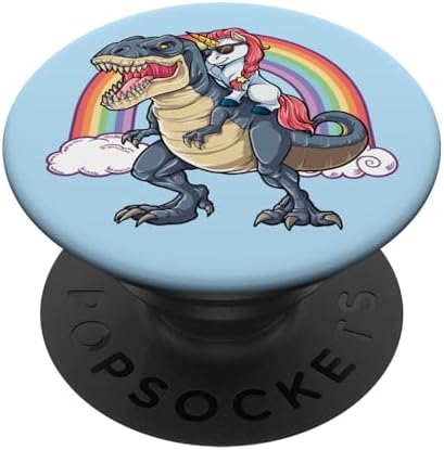Swappable Popsocket Cute Dinosaurs & Rhino PopSocket - Swappable Phone Grip With Dino Pattern For Kids Pop Socket Dinosaur