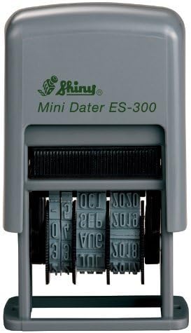 Miniatura 2 de Shiny Self-Inking Rubber Date Stamp - S-300 - BLACK INK (42510-K) Model S300 Office Supply Store