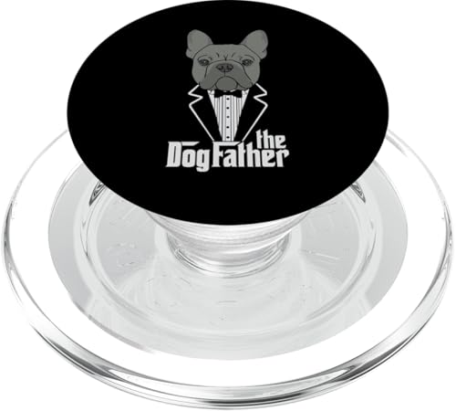 ¡El Padrino del Perro! El Bulldog Francés Papá Frenchie Papá PopSockets PopGrip para MagSafe