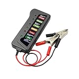 バッテリー電圧チェッカー 簡単手軽に電圧をチェック バッテリー直結式 常備しやすいコンパクトサイズ FMTTIROL12