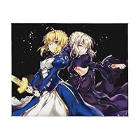 Amazon.co.jp: 掛け毛布 Fate フェイト 黒セイバー アニメ 肩掛け