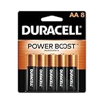 Duracell Coppertop Double AA Batteries with Power Boost Ingredients, 8 Count (Pack of 1) Long-lasting Alkaline Double AA Battery for Household and Office Devices