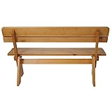 Mendler Holzbank Gartenbank Parkbank Oslo Gastroqualität massiv - 4