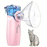 Pets Portable Nebulizer - Nebulizer Machine for Travel and Household Use, Handheld Mesh Nebulizer for Breathing Problems APOWUS.