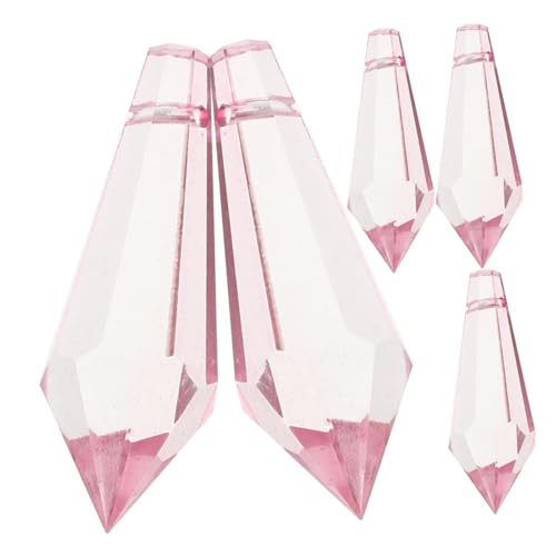 POPETPOP Pcs DIY Chandelier Glass Prisms Window Prism Beads Teardrop Hanging Pendants for Decor Wedding