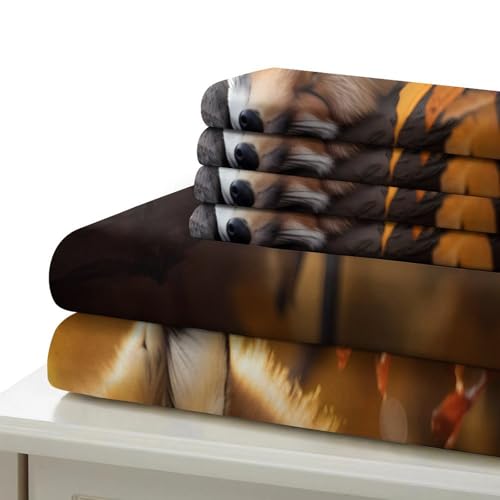 Parure de lit ski 220x240cm en microfibre premium super douce - 7