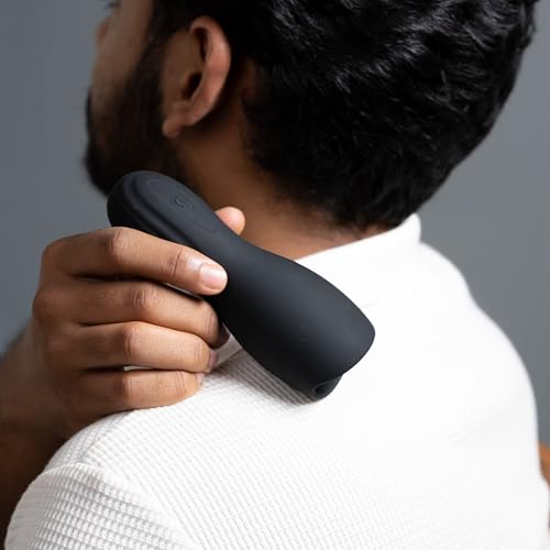 Image of Peppy Puc Full Body Massager for Men | Stress Relief | Waterproof | Electric Massager | 101 Days Warranty, Black