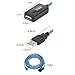 immagine 4TRIXES Ripetitore Attivo Cavo di prolunga USB da 10 m - USB ad Alta velocità da Maschio a Femmina - Conforme a USB 2.0 e USB 1.1 per stampanti, tastiere, Console di Gioco, Antenna WiFi, Cuffie ECC.