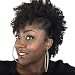 CINHOO Afro High Puff Hair Bun Ponytail Drawstring With Fake Bangs Synthetic Jerry Curly Mohawk Kinkys Curly Fauxhawks Pony Tail Clip in on Wrap Updo Hair Extensions with six Clips. (2#)