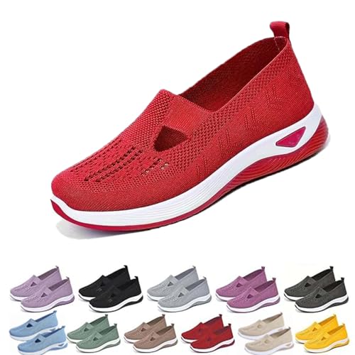 Addenno Womens Shoes, Orthopedic Shoes for Women, Addenno Women's Casual Breathable Slip on Orthopaedic Walking Sneakers
