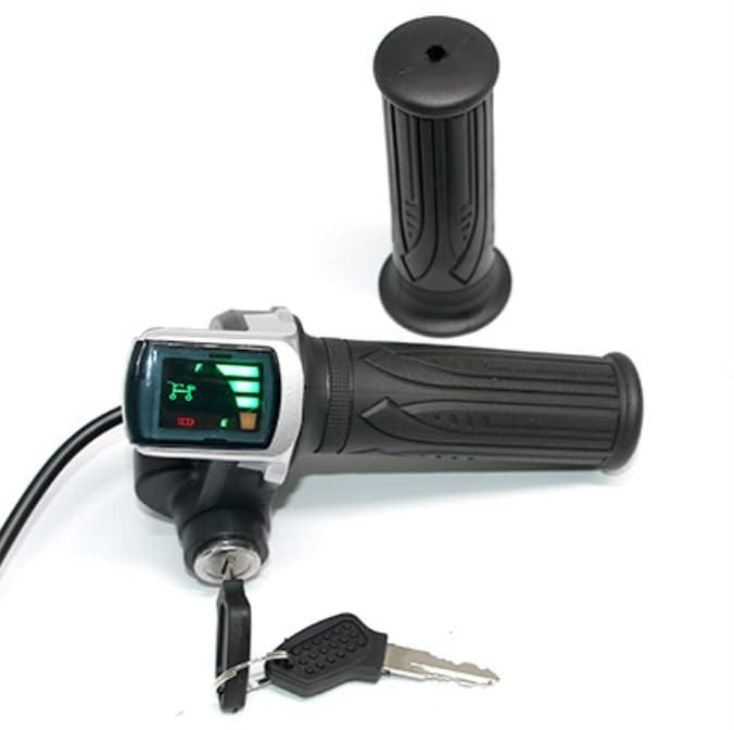 E-Trendo 48V Dc Electric Bicycle Throttle with LCD Display & ON/Off Key Lock | Waterproof Hall Sensor Throttle Grip for E-Bicycle, E-Bike, EV-picture-10