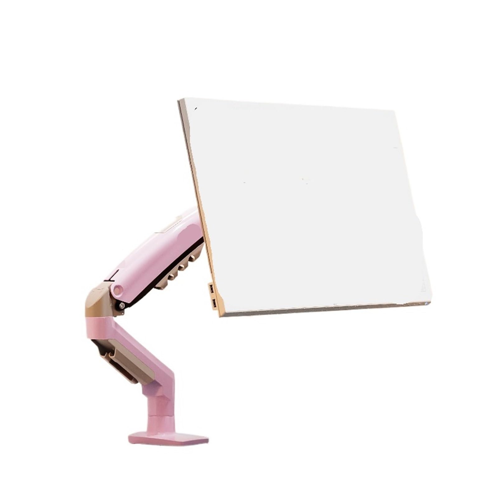 IKPGBZXM Monitor stand desktop height-adjustable arm rotation(F80sakurapowder)