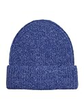 VERO MODA Damen VMGILA Rib Beanie NOOS Strickmütze, Surf The Web/Detail:Black Melange,...