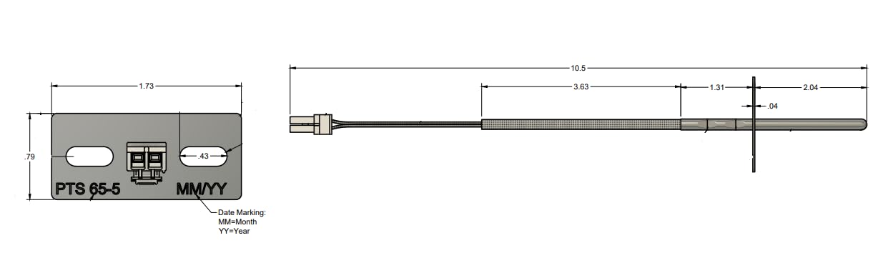 Replacement Bosch 00418121 Gas Range Oven Temperature Sensor 12 Month Warranty & USA Support