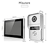 Honmidatek Sistema di videocitofono a 2 fili, 1080p e Audio Bidirezionale, sblocco remoto porta/cancello, controllo accessi RFID, touch screen da 7 pollici, rilevamento presenza, uscita porta