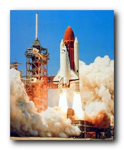 NASA Space Shuttle Blastoff Challenger Art Print Poster (16x20)