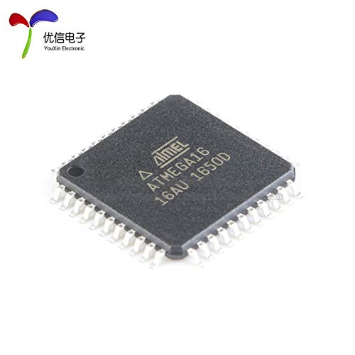 ATMEGA16-16AU TQFP-44 16K Flash Memory 8-bit microcontroller IC chip semiconductor,Original Packaging Case, Origin IC (Pack of 25 pcs)