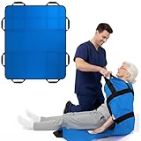 NurtureCare Positioning Bed Pad, Upgraded 3-Layer with 8 Reinforced Handles, Professional Patient Transfer Sliding Sheet for Turning, Lifting & Re-Positioning, Hospital or Home Use (36