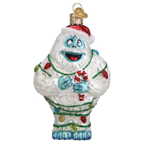 Old World Christmas Bumble (Rudolph The Red-Nosed Reindeer) Glass Blown Ornament for Christmas Tree, Handcrafted Holiday Decoration, Rudolph Collection