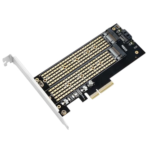 Scorrcade NVMe�^NGFF SSD NVME (M�L�[)����� (B�L�[) SSD�ɑΉ�����M.2 Dual M.2 PCIE 4.0�A�_�v�^�[�APCIe X4/X8/X16�X���b�g�p