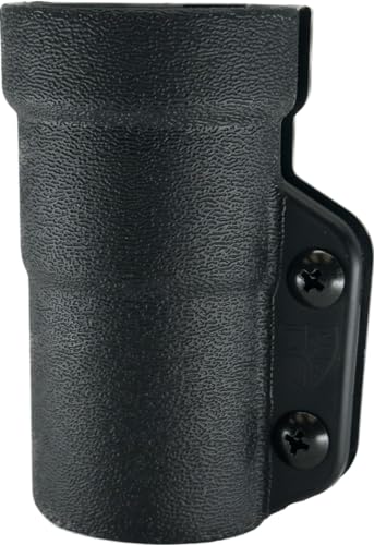 Zero9 Holsters Model 4025 Flashlight Case/Bezel Down 2 Black Molle Lok