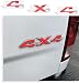 4x4 Emblem Overlay Decal - 2015 2016 2017 Ram Rebel - (Color: Gloss Red)