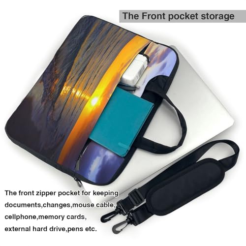 Sac ordinateur portable imprimé antichoc et sacoche voyage Sunset - 5