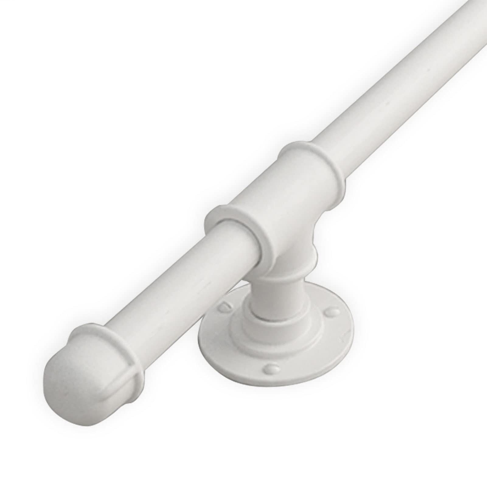Barre d'appui de sécurité blanche de 80 cm pour escalier intérieur et extérieur