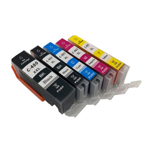 Cartouche PGI480 XXL CLI481XXL Black encre noire pour impression de document de bureau