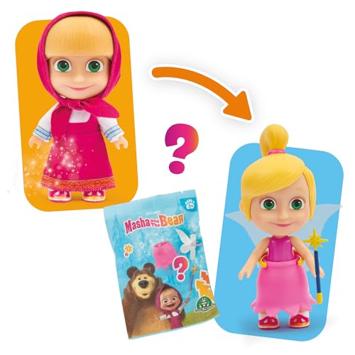 Poupée Masha et ses surprises magiques, le cadeau idéal pour enfants dès 3 ans