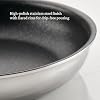 Hestan ProBond Luxe TITUM Nonstick Skillet, 12.5-Inch Professional Clad Stainless Steel, ProCore Tri-Ply Clad Construction, Polished Exterior, Induction & Oven Safe #5