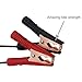 SCCKE 14.8ft / 4.5m 14 AWG Extension Cord Eyelet Terminal with Battery Clamp 12V/ 24V Battery Clip-On for High-Power Inverter,Boat,RV Battery,air Pump,car Fridge,car Cooler,cart Fan and Other Device