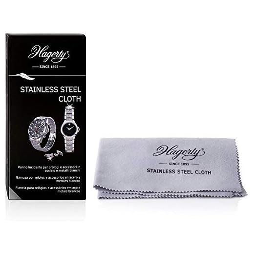 Hagerty Stainless Steel Cloth, 1er Pack