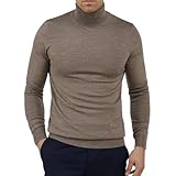 Il peut être porté comme pulls polyvalent pour homme en automne/hiver, pull-over à col roulé ou simple sweater à manches longues, offrant une praticité exceptionnelle.