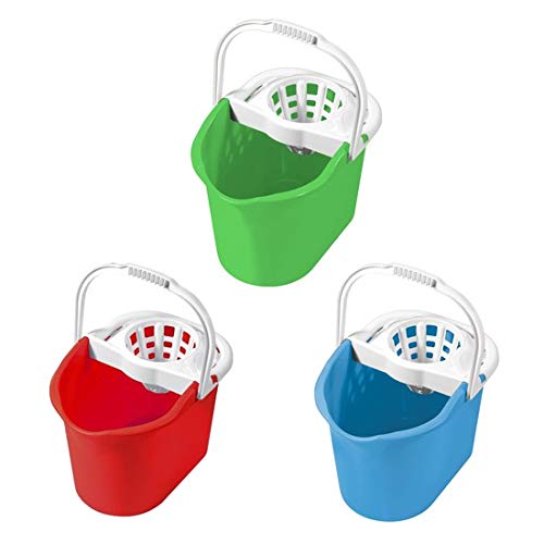 Pack DE 3 Cubos DE FREGONA DE 14 litros DE PLASTICO