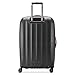 DELSEY PARIS Carrousel Hardside Expandable Luggage with Spinner Wheels, Black, Checked-Large 28 Inch