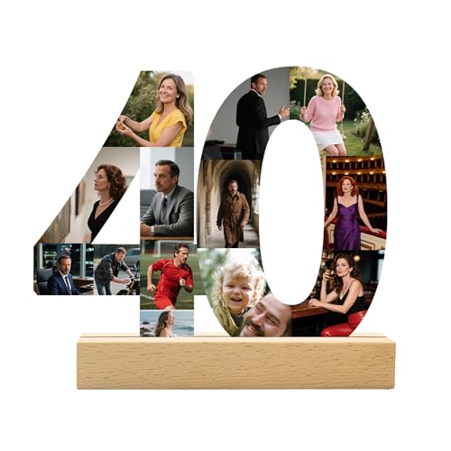 Imagen de DGJSSK Collage Personalizado de Fotos Numeradas por Edades