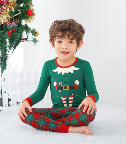 Image of Toddler Boys Girls Clothes Viscose from Bamboo Long Sleeve Top and Pants Clothing Set Soft 2Pcs Kid Outfit