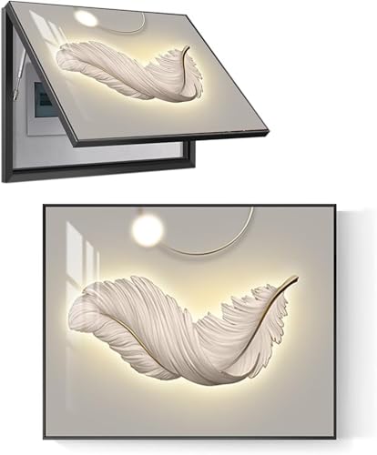 Arte Pared Caja Distribución Electricidad Caja Contadores Sin Necesidad de Taladrar Tapar Cuadro Electrico Comedor