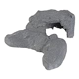 Escondite de tortugas: este artículo está hecho de resina resistente con una artesanía delicada, que puede usarse durante mucho tiempo. artesanía