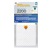 Filtrete 14x25x1 Smart Air Filter, MPR 2200 MERV 13, 1-Inch Premium Allergen & Home Pollutant Air Filters for AC and Furnace, 2 Filters