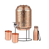 Dimensiones: soporte de hierro: diámetro de 15,5 cm, altura de 12,8 cm, peso de 207 g. Cristal: diámetro de 7,3 cm, altura de 9,5 cm, capacidad de 300 ml, peso de 77 g