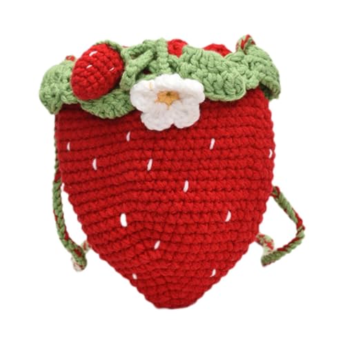 Strawberry Shoulder Bag Simple Lightweight Women Crossbody Bag for Work Birthday