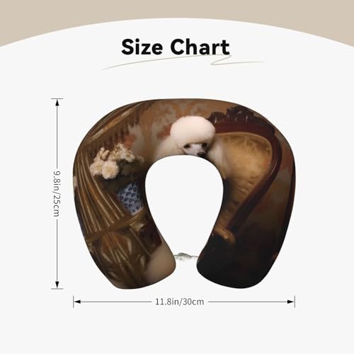 Almohada de espuma viscoelástica para viaje U-shaped miniatura 4