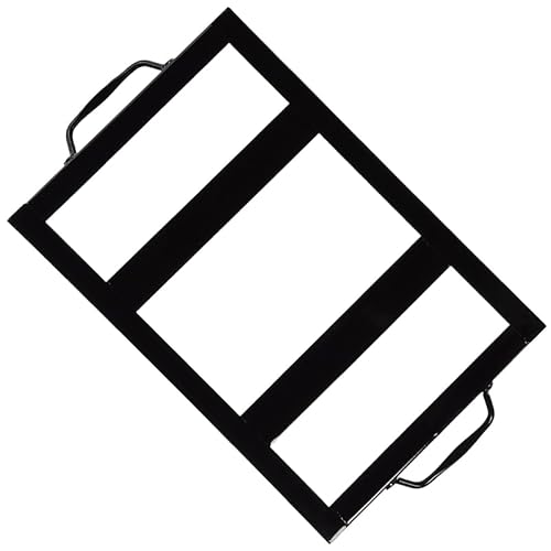 Salt Shelf Enamel Trays Grilling Stone Holder Stainless Steel Salt Block Holder Plate BBQ for Men Cooking Stones for Steak Salt Block Tray Barbecue Rack Spray Enamel