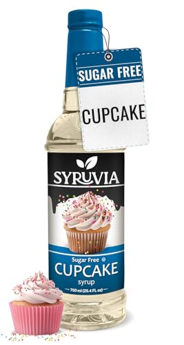 Syruvia Sugar Free Cupcake Coffee Syrup 25.4 fl oz
